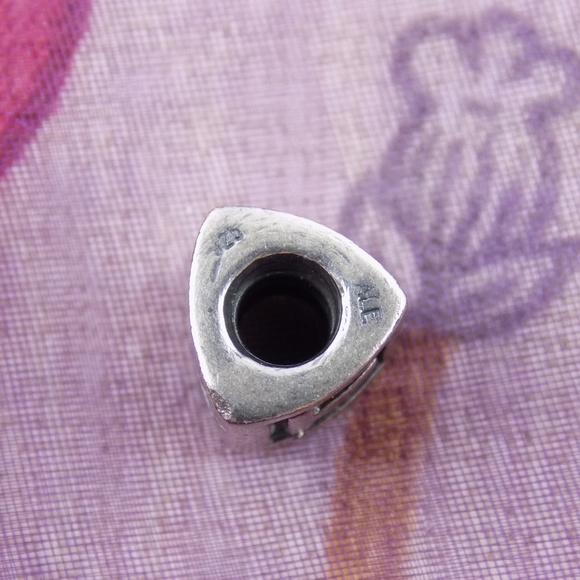 ALE PANDORA 925, "T" 3 SIDED DESIGN BEAD CHARM - Picture 4 of 8